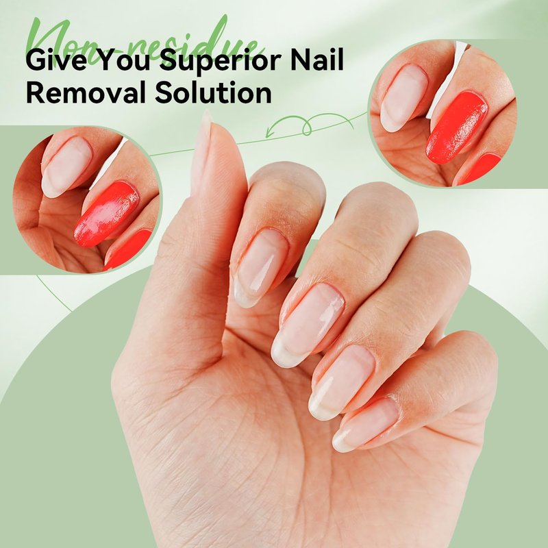 Nail Polish Remover - Jasmine Scent Non-Acetone Formula with Vitamin E & Aloe | 6.09 Fl. Oz, Gentle Daily Use