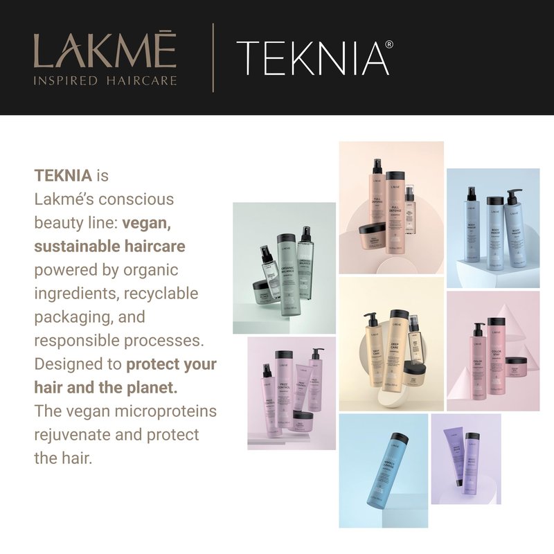 LAKMÉ Teknia Frizz Control Protector, Anti Frizz Heat Protection Spray for Frizzy or Curly Hair, Heat Protectant Spray, 10.2 Fl Oz