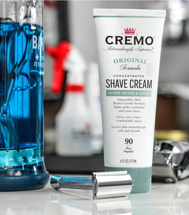 Cremo Silver Water & Birch Shave Cream | Ultra-Slick Shaving Cream for Men - 6 Fl Oz (Pack of 2)
