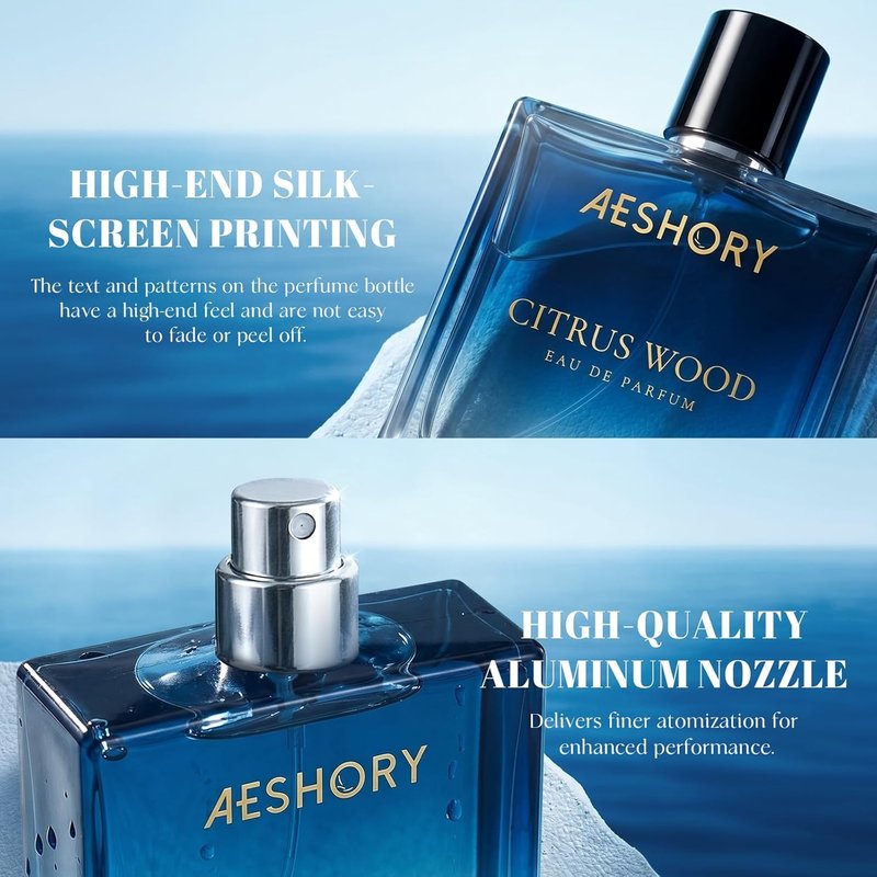 Aeshory Luxury Unisex Perfume - Long Lasting 3.4 FL OZ Eau De Parfum | Fruity Chypre & Citrus Wood Notes