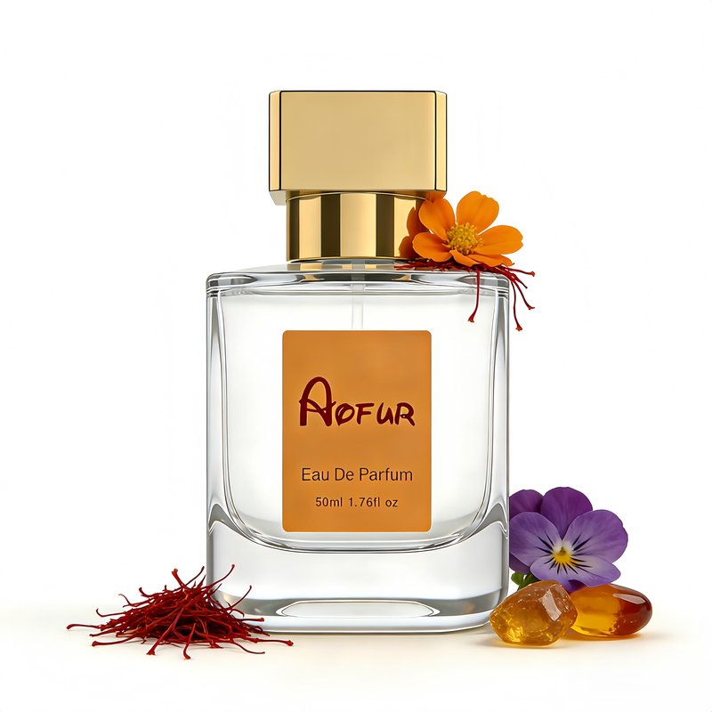 Aofur Vanilla Oud 1.7 Fl Oz (50ml) - Eau de Parfum - Inspired by Ba.ccarat Rou.ge 5.40 - Vegan, Women Luxury Fragrance (1.7 Fl Oz (50ml), Ambery Saffron)