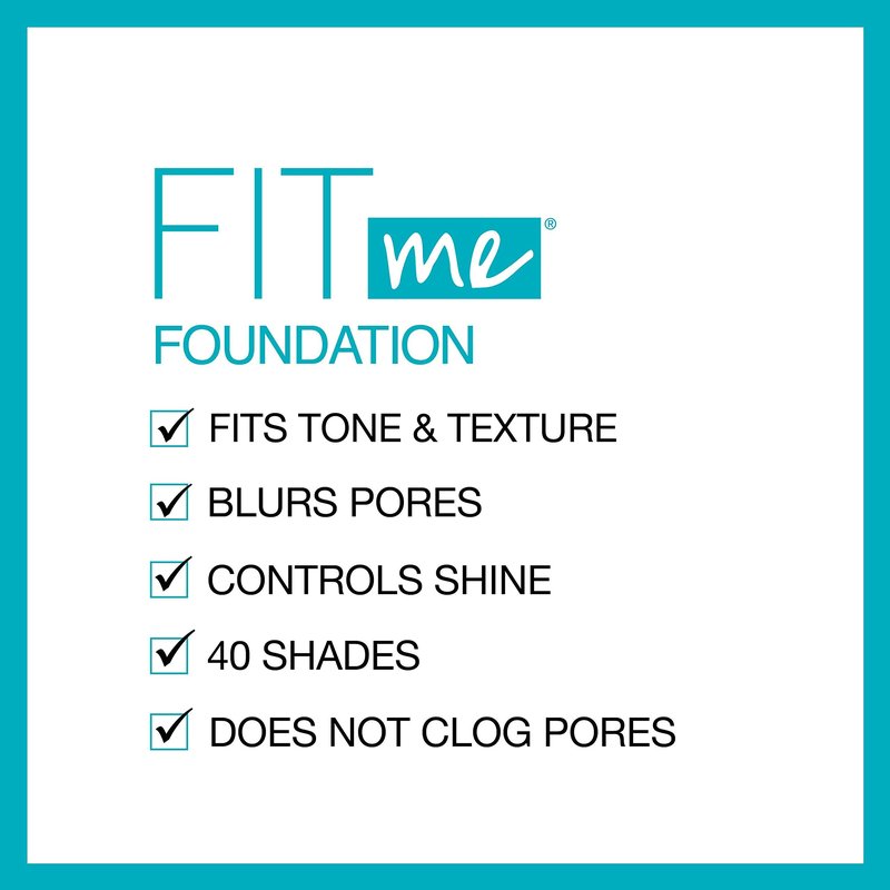 Maybelline Fit Me Matte + Poreless Liquid Oil-Free Foundation Makeup, Deep Bronze, 1 Count (Packaging May Vary) (Pack of 2)