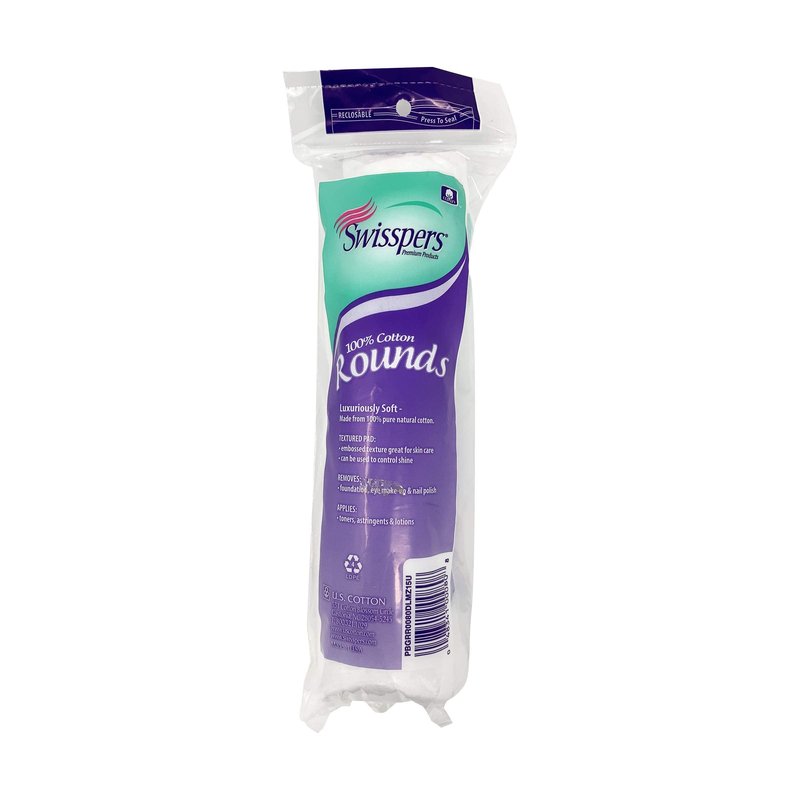Swisspers Multicare Cotton Rounds, 80 Count