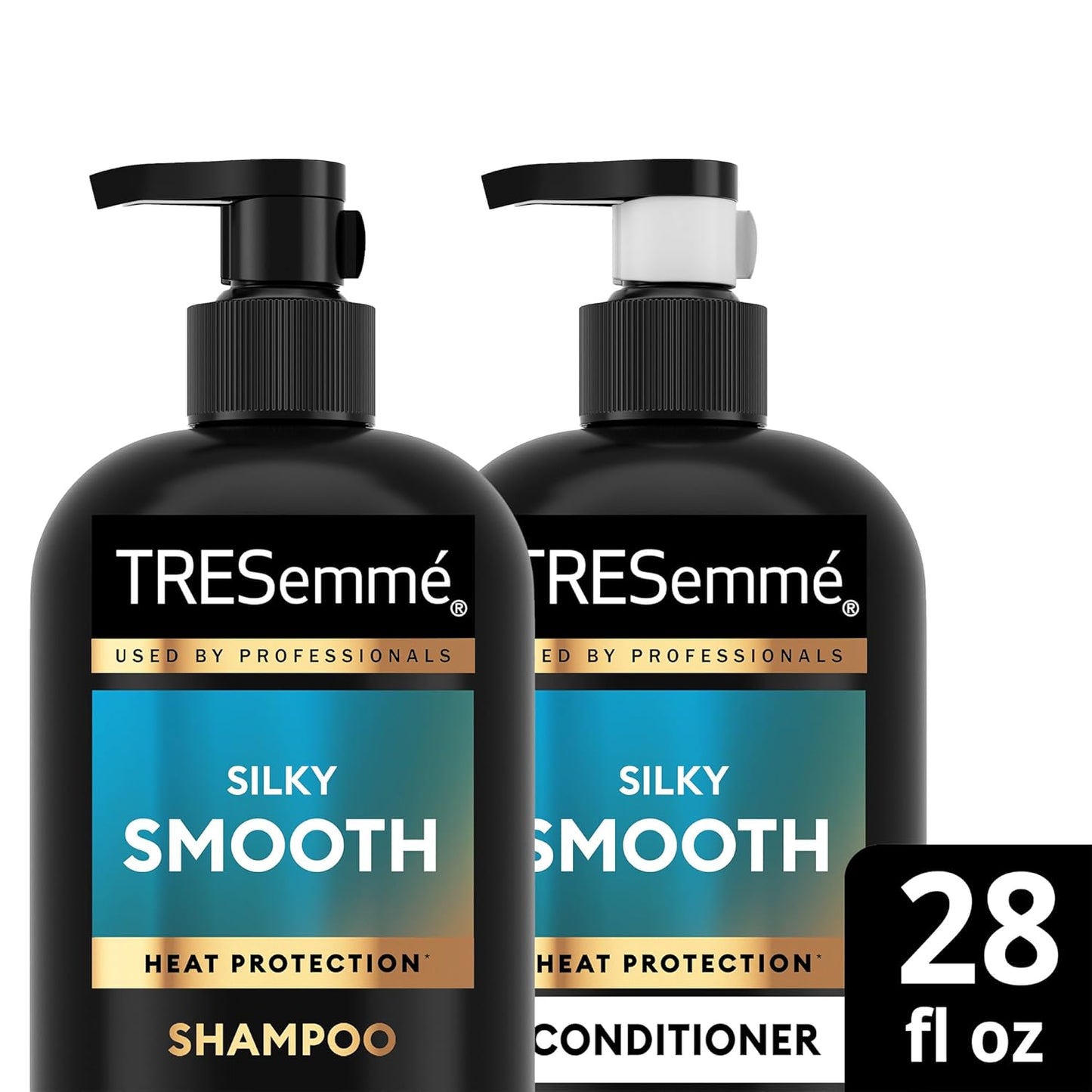 TRESemmé Shampoo & Conditioner Set - Silky & Smooth Hair Care with Keratin Repair Mask | 3 Piece Set