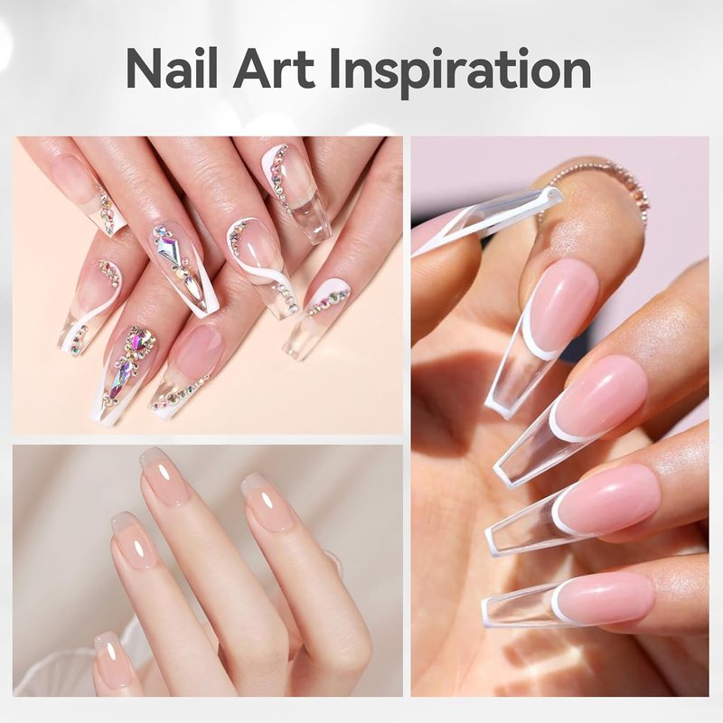 BORN PRETTY Builder Gel - 8-in-1 Clear Nail Gel for Apex & Extensions | 15ml Strengthener