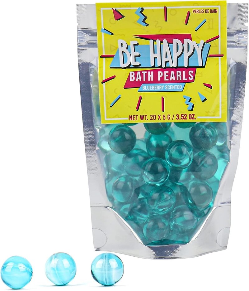Gift Republic Bath Pearls Be Happy 20-Pack Blueberry Scent