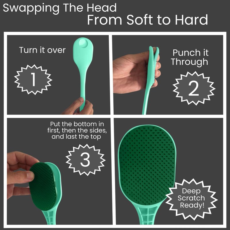 The Ultimate Back Scratcher, Scalp Massager, Back Massager & Exfoliator Large Scratch Surface, Gifts for Men Women, Itch Reliever - an All Body Scratcher Gives a Deep Soothing Scratch