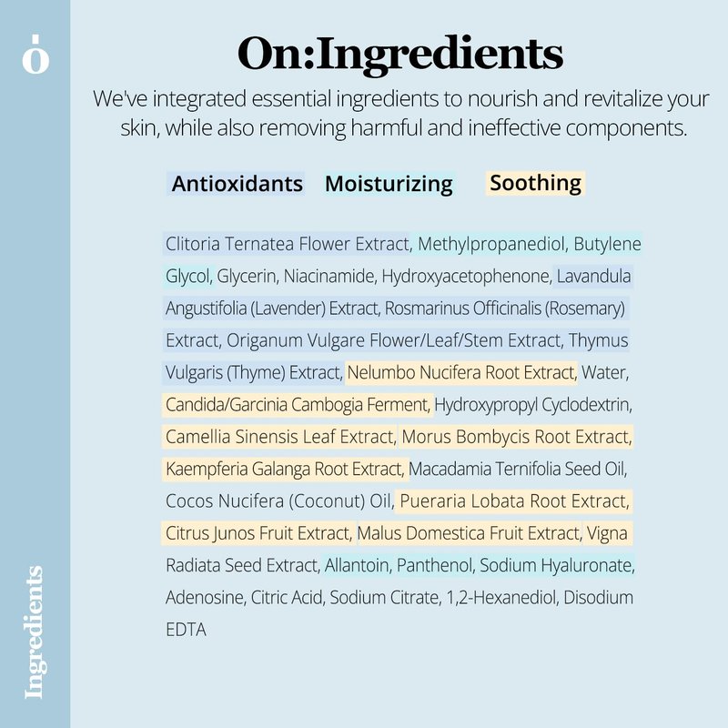 ONGREDIENTS Revitalizing Toner Pads | Dual-Textured Pad Sheets | Niacinamide, Panthenol, Butterfly Pea Extract, For Toning and Gentle Exfoliation, All Skin Types | Vegan, Korean Skin Care (60 Pads)