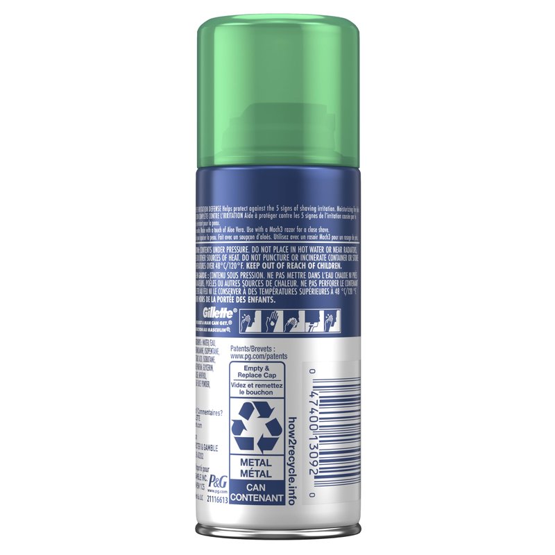 Gillette Series Soothing Shaving Gel for Men, Protects Against 5 Signs of Shaving Irritation, Shave Gel With Aloe Vera, Suitable for Sensitive Skin, 2.5 oz