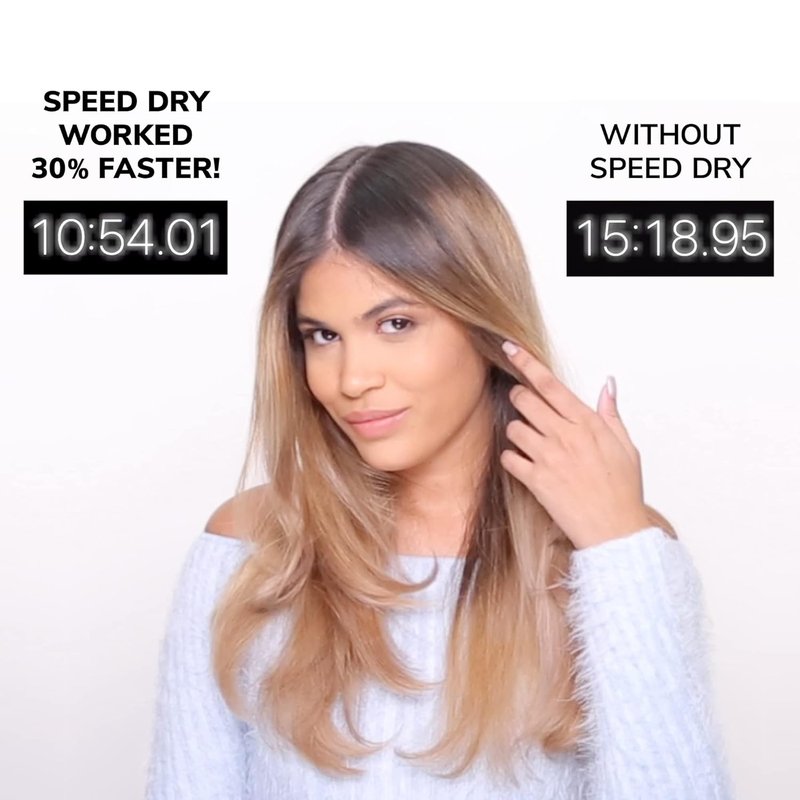 COLOR WOW Speed Dry Blow Dry Spray - Reduce Drying Time by 30% | Heat Protection & Breakage Prevention | Cruelty-Free