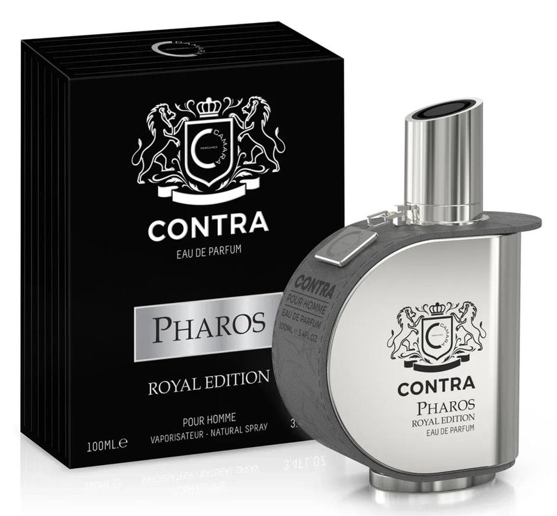 Contra Pharos Royal Edition Eau de Parfum for Men, 3.4 oz, Natural Spray Made in UAE