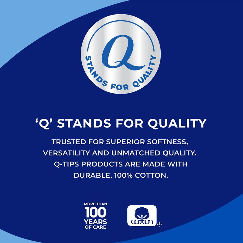 Q-tips Cotton Swabs Organic 400 Count + Hygiene Shield Travel-Size 30 Count – For Baby, Beauty and First Aid, 100% Cotton