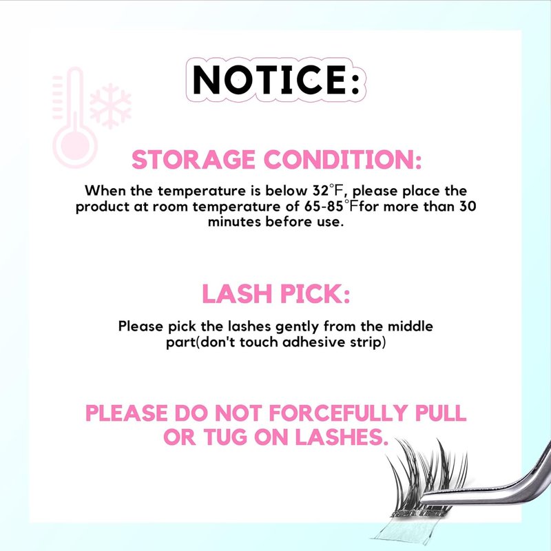 GAQQI Self-Adhesive Eyelash Clusters - No Glue Wispy & Wet Lashes, 10-16mm, Comfortable Hold