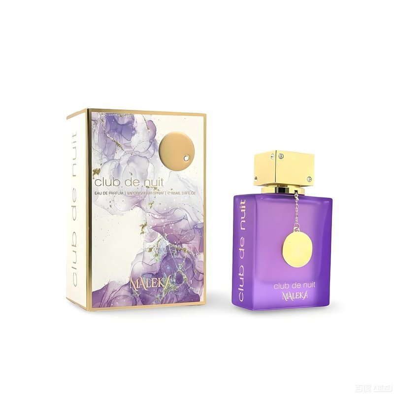 Club d Nuit Maleka Women's Eau de Parfum Spray - Purple 3.6 Ounce | Luxurious Fragrance