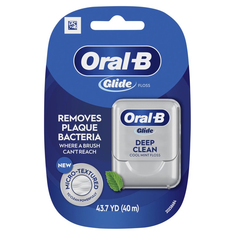 Oral-B Glide Deep Clean Cool Mint Dental Floss, 40m