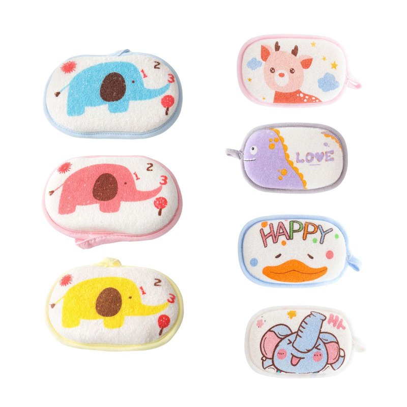 Kids Bath Sponge Soft Shower Sponge Skin Protective Baby Shower Sponges Newborn Toddler Bath Foam High Absorbent Sponge