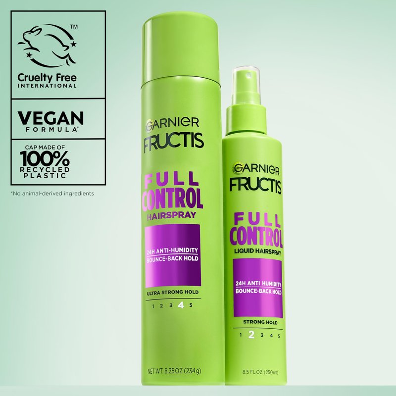 Garnier Fructis Style Full Control Anti-Humidity Hairspray, Ultra Strong Hold, 8.25 oz.