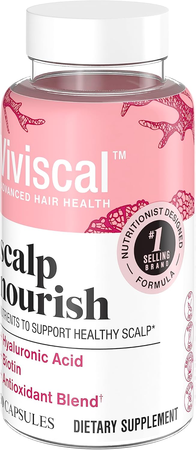 Viviscal Scalp Nourish Supplement - Nutrient Blend for Scalp Health & Hair Growth | 30 Count