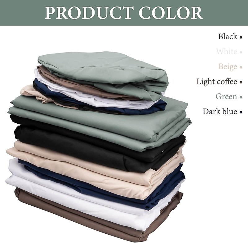 Microfiber Massage Table Sheets Set - 18-Piece Spa Bed Cover with Fitted Sheets & Face Rest Cover | Wrinkle & Oil Resistant, 6 Colors