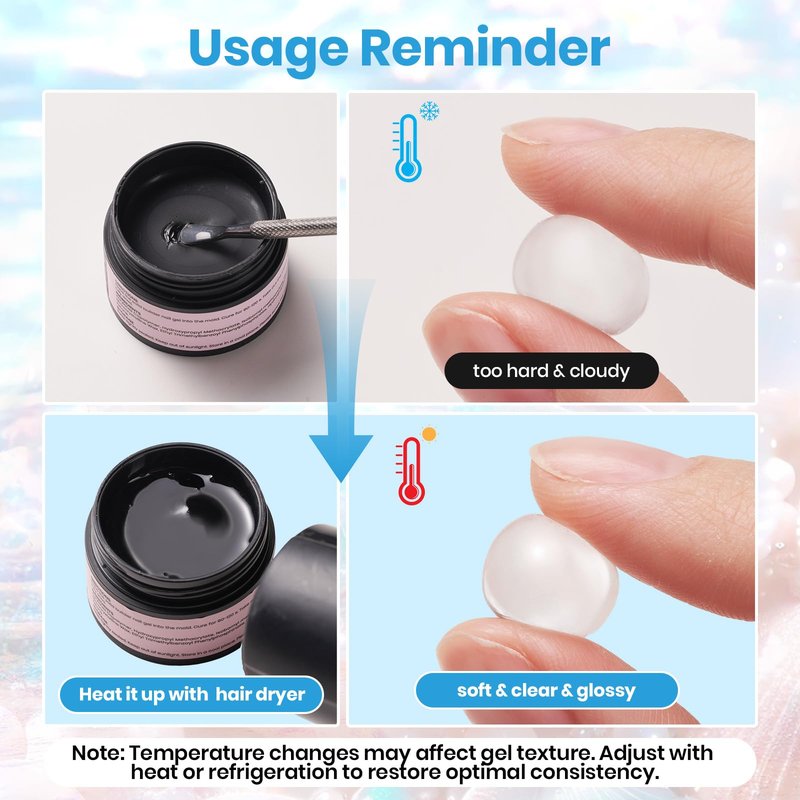 Beetles 3D Gel Nail Art with 3D Mold-Pearl White Solid Builder Nail Gel,5 in 1 Non-Sticky Sculpting with Dual-Ended Sculpture Pen, Beginner Friendly DIY at Home,UV LED Lamp Needed,Pearl Drift