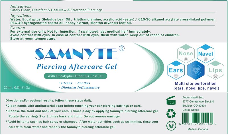 QWP Ear Piercing Cleaner | Piercing Bump Treatment | Piercing Cleaner | Piercing Aftercare | Piercing Bump Solution | Piercing Aftercare Gel for Ear, Nose, Belly and Body Piercings - 25ml
