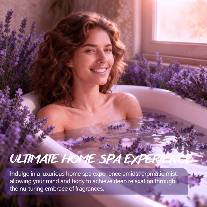 Relaxing Bath Gift Set for Women 8pcs Lavender Spa Gift Set Gift Baskets for women Mom Wife Sister Teen Best Friend Christmas Birthday Valentine's Mother's Day with Lavender Essential Oil Shea Butter