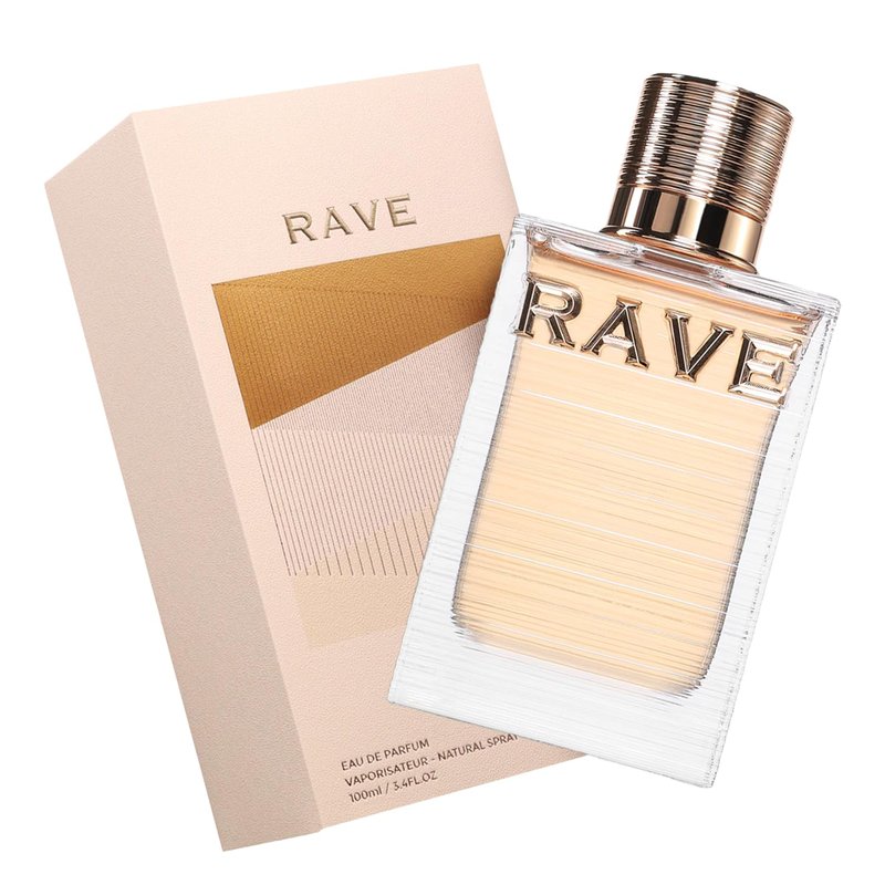 Rave Au Soleil – Fruity, Floral, Sweet, Amber – Eau de Parfum Spray Long-Lasting Fragrance for Unisex, 3.4 Ounce / 100 ml