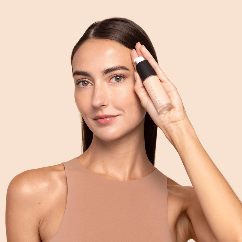 TOK Beauty - Neive Serum Foundation + Concealer, Skincare Hybrid | Weightless, Buildable-Medium Coverage | Vegan, Designed for Sensitive Skin (150 - Light With Cool Pink Undertones; 20ml)