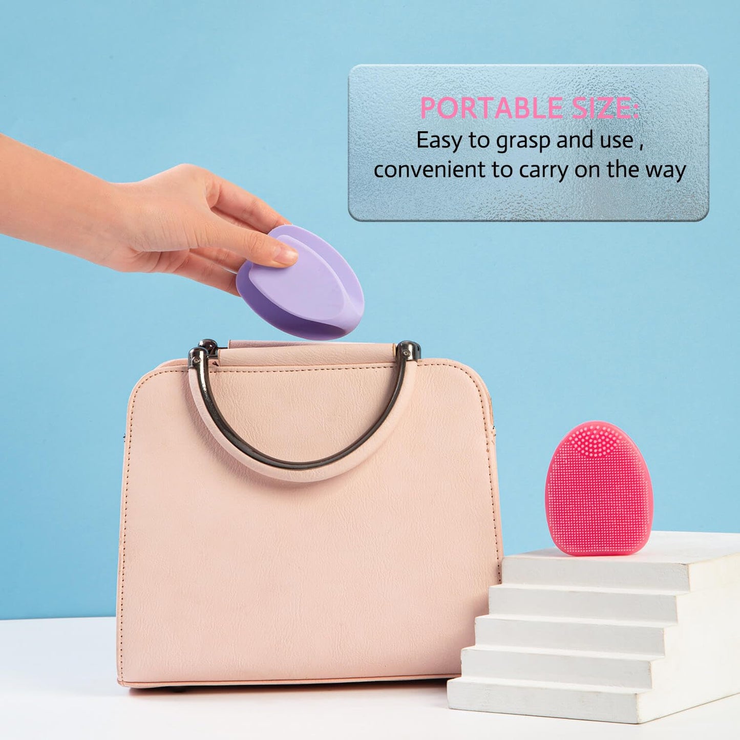 Silicone Face Scrubber,2 Pack Face Scrubber for Women Men, Facial Cleansing Brush Face Exfoliator Scrubber Brushes for Facial Cleansing Exfoliating Blackhead Remover Acne Pore Face Massaging