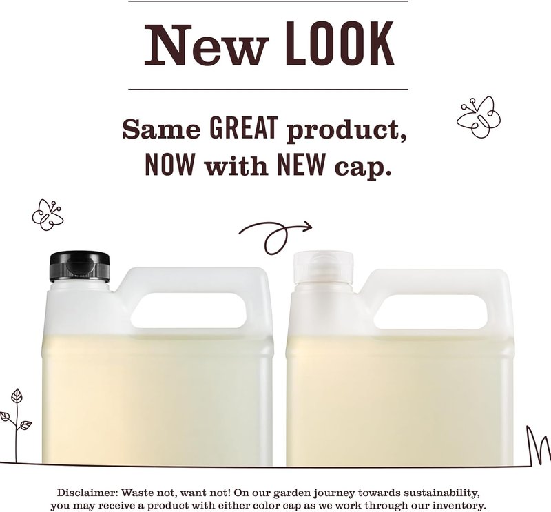 Mrs. Meyer's Clean Day Liquid Dish Soap Refill - Rain Water Scent, 48 Fl. Oz for Sparkling Clean Dishes