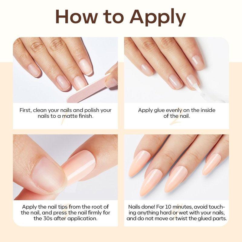Modelones Nail Glue - Super Strong Long-Lasting Gel for Press-On & Acrylic Nails | 10 ML Non-Toxic Formula