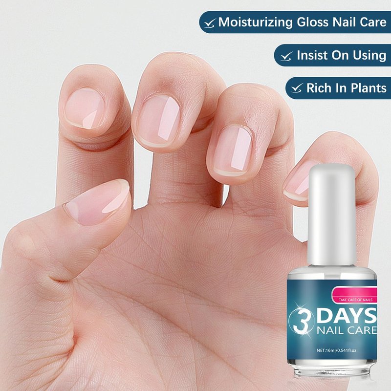 2 PCS 3 Days Nail Care, Keratin Amino Acid Formula for Strengthening & Hydration, Treatment for Dry, Weak, Fragile Nails