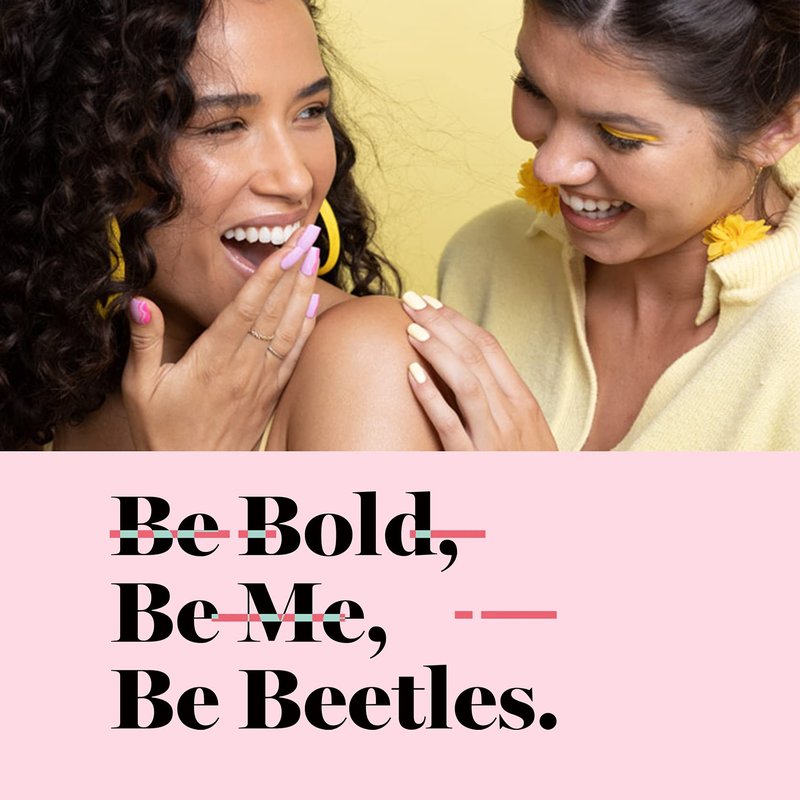 Beetles Pink Gel Polish - Bright Summer 15ML/0.51Fl Oz, Light Pink Gel Nail Polish, Soak Off UV LED Lamp Nail Art, Long-Lasting Manicure Salon DIY Home Summer Nails
