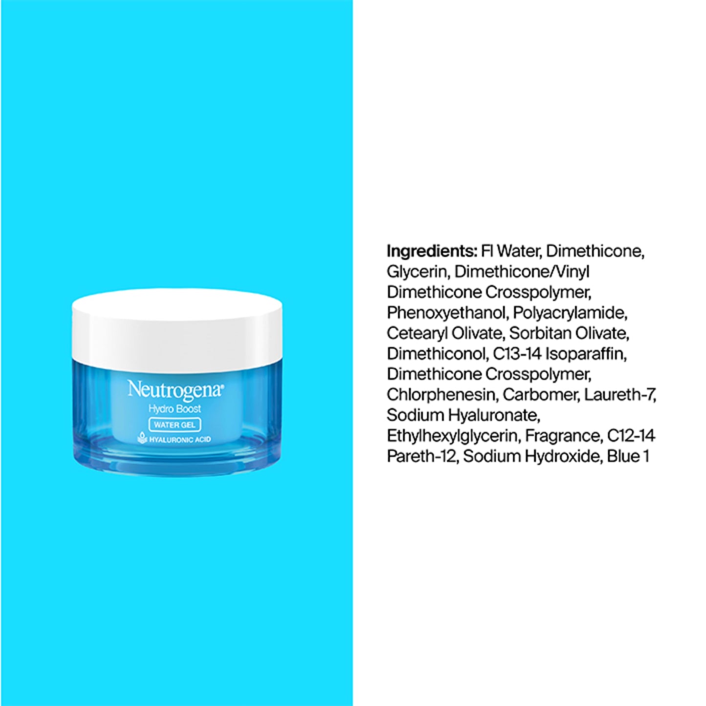 Neutrogena Hydro Boost Water Gel and Hydro Boost Hydrating Gel Cleanser, for Normal to Oily Skin, Facial Moisturizer 1.7 fl oz and Trial-Size Facial Cleanser 0.5 fl oz