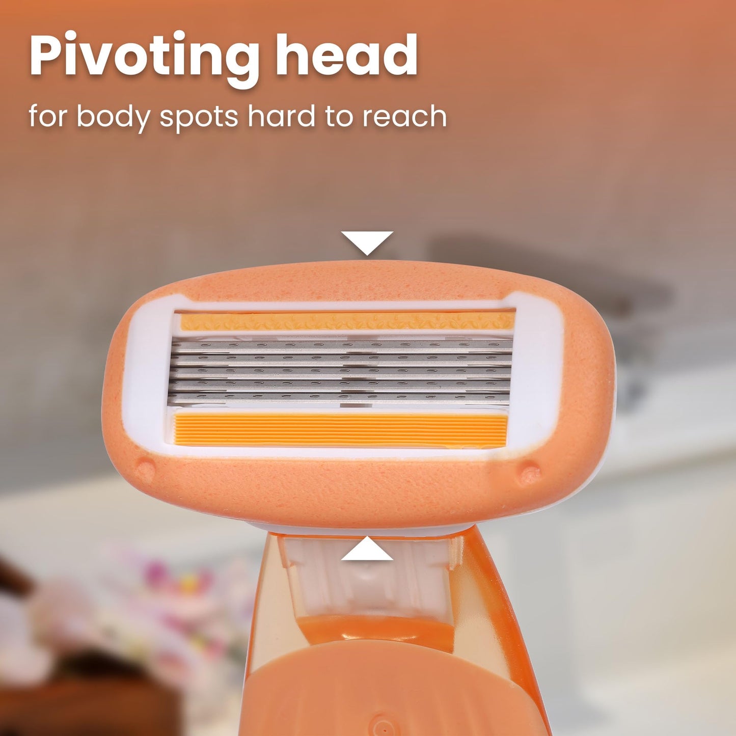 Keropy Travel Razor with Lubricating Strip –Glow on the Go