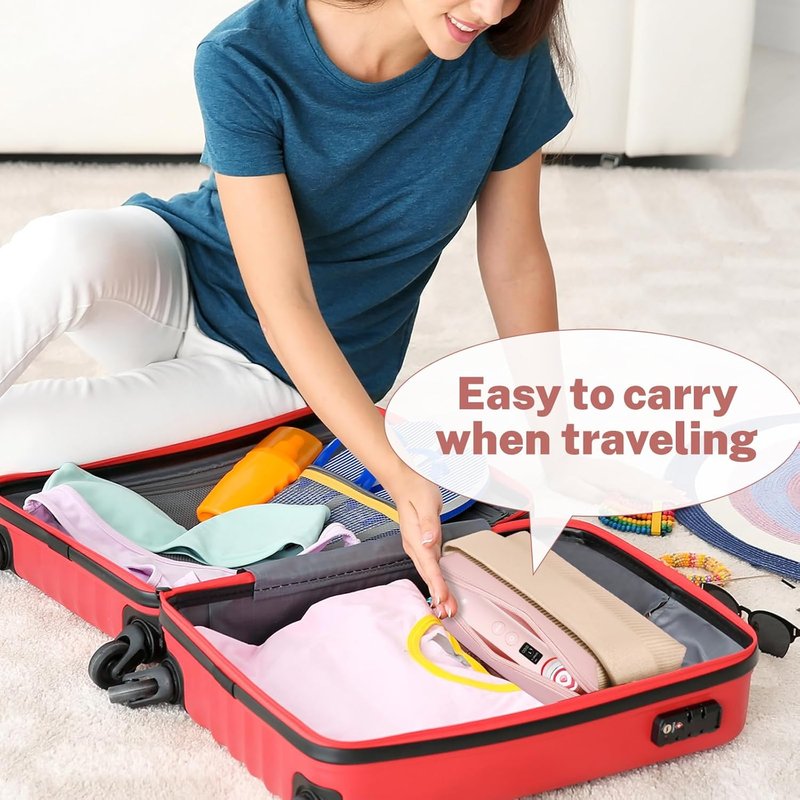 Medicube Storage Case Bag - Portable Organizer for Age-R Booster Pro | Travel-Friendly Pink Design