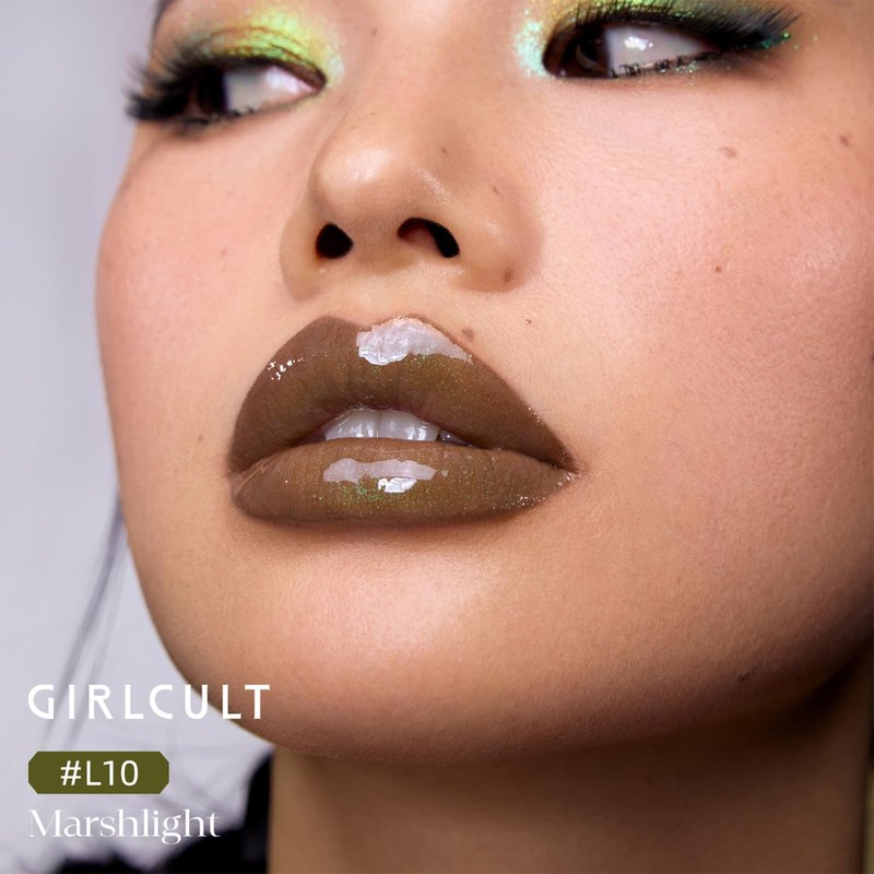 GIRLCULT Hydrating Glossy Lipstick – Sheer Buildable Tinted Lip Balm, Non Sticky Glossy Lip Oil Balm with Glass Shine Finish for Smooth, Moisturized Lips (L10)