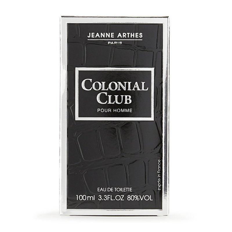 Jeanne Arthes - Colonial Club Eau De Toilette - Spray Perfume for Men - Floral Scent - Notes of Citrus, Lavender, Orange, And Mint- Made in France - 3.38 fl.oz