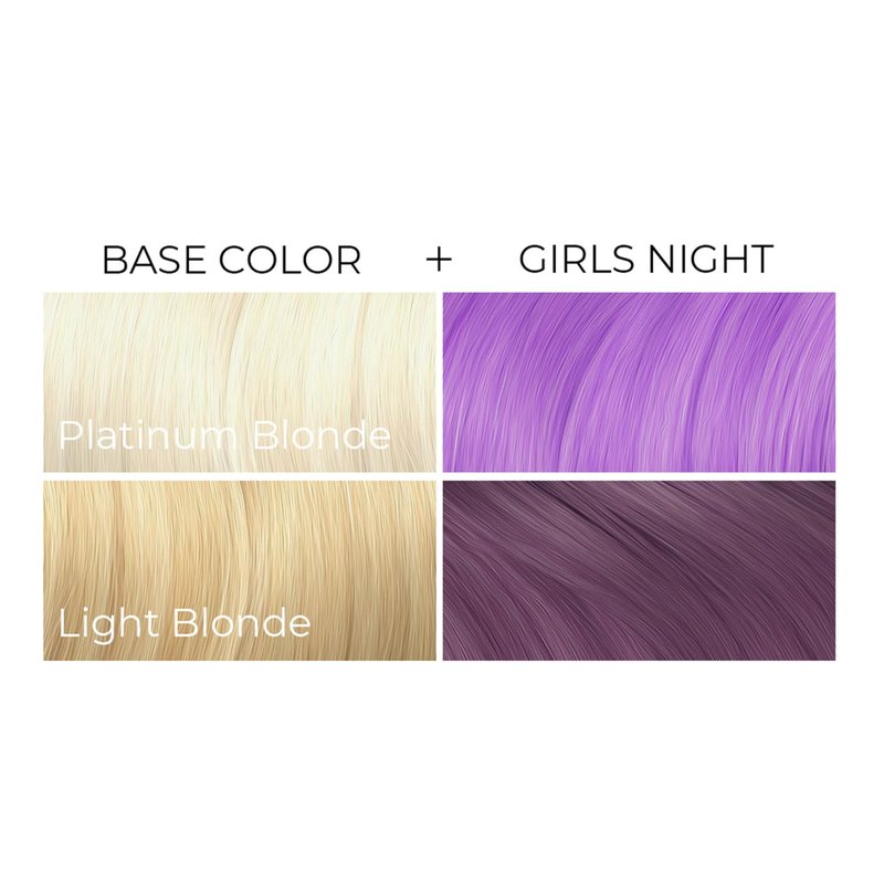 Arctic Fox Semi-Permanent Hair Dye, Vegan & Cruelty-Free, Pastel Lilac Purple, Ammonia-Free, Conditioning Color for Platinum Hair, Girls Night, 8 Fl Oz (Pack of 2)