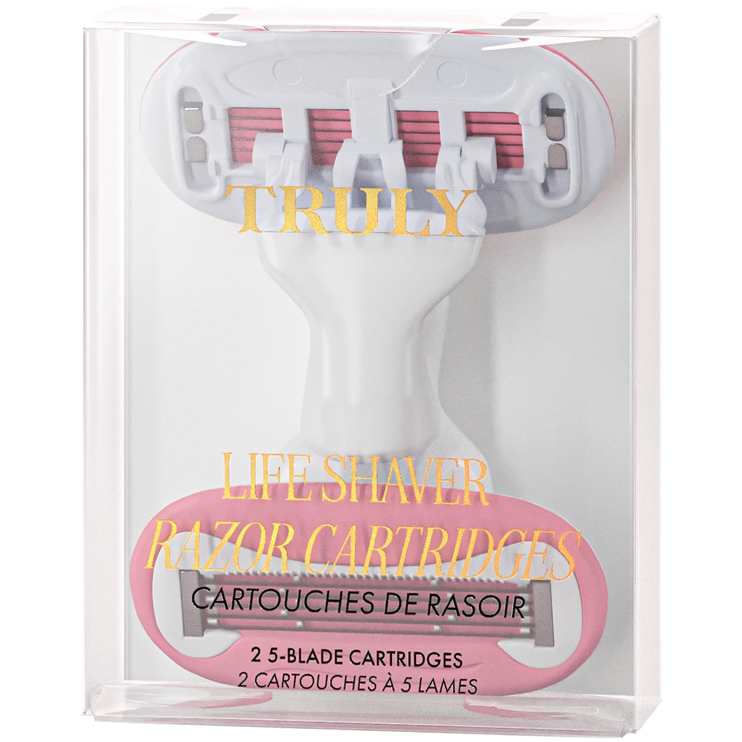 Truly Beauty Magnetic Razor Heads (2pk) | Double-Bladed Refill Cartridges for Silky Smooth Shave | Pivoting Head w/Gel Bars for Comfort | Long-Lasting, Snap-In Design | Fits Signature Razor Handle