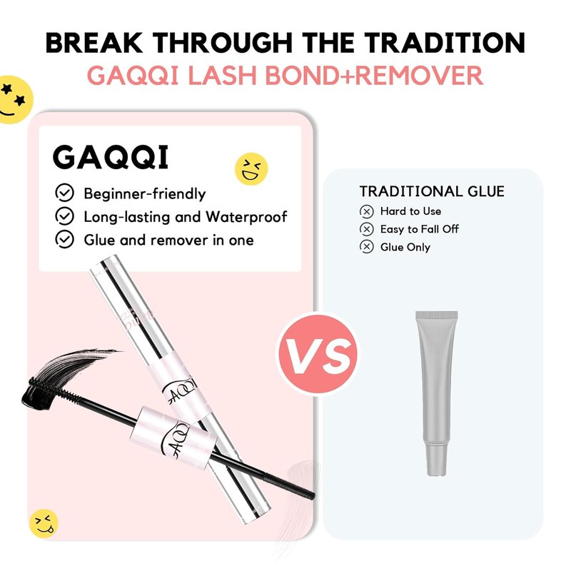 Lash Bond and Remover 2-in-1 | Waterproof Cluster Glue & Fast-Acting Residue-Free Formula