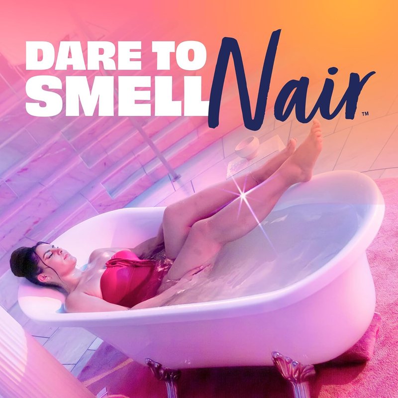 Nair Shower Cream - Quick Hair Removal with Moroccan Argan Oil & Orange Blossom | 12 Oz