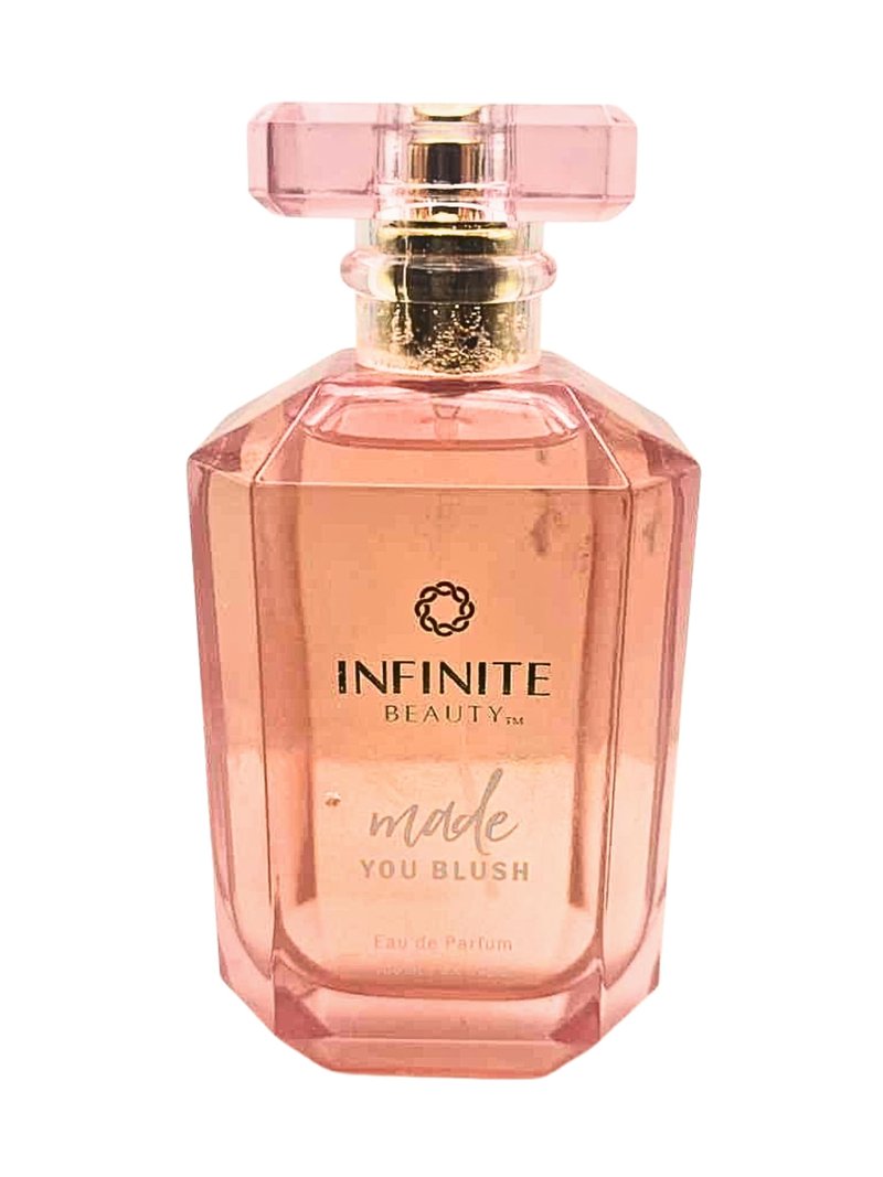 Make You Blush Eau de Parfum for Women by Infinite Beauty β Long Lasting Floral & Fruity Perfume β Elegant, Romantic Scent with Rose, Jasmine & Vanilla β 3.4 FL OZ / 100 ml