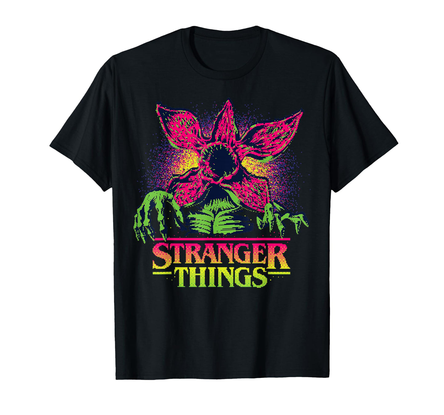 Stranger Things Season 5 Retro Video Game Demogorgon T-Shirt