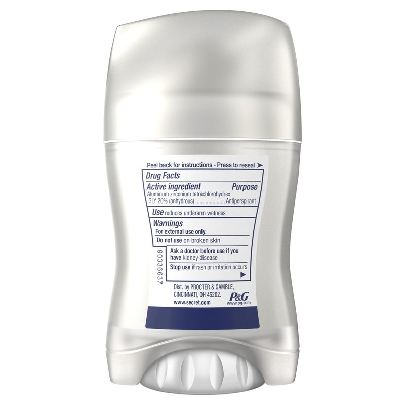 Secret Clinical Strength Antiperspirant Deodorant for Women, 3X Stress Protection, 72hr Sweat & Odor Protection, PH Balancing Minerals, Invisible Solid, Completely Clean Scent, 1.6 oz (Pack of 2)
