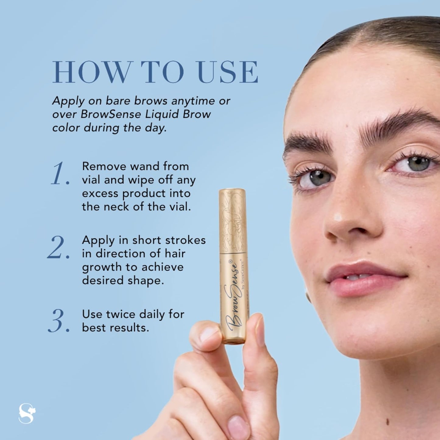 Volumizing Brow Gel - Long-Lasting Clear Formula for Fuller Defined Brows | 0.2 Oz