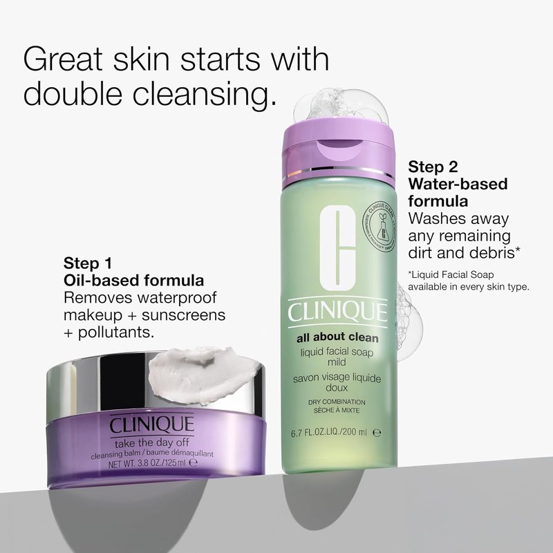 Clinique Take The Day Off Cleansing Balm - Gentle Makeup Remover | Dissolves Face & Eye Makeup | All Skin Types