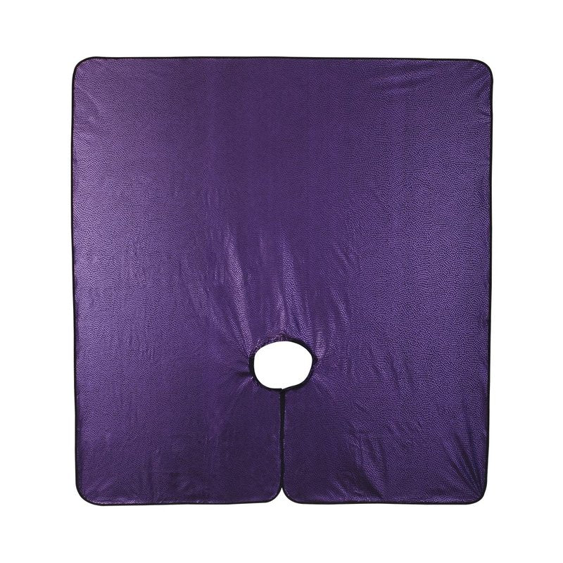 Cricket Encore All Purpose Professional Salon Cape – Waterproof Bleach Proof Hair Styling Cape, Adjustable Neck Closure – Extra-Large Coverage, Amethyst