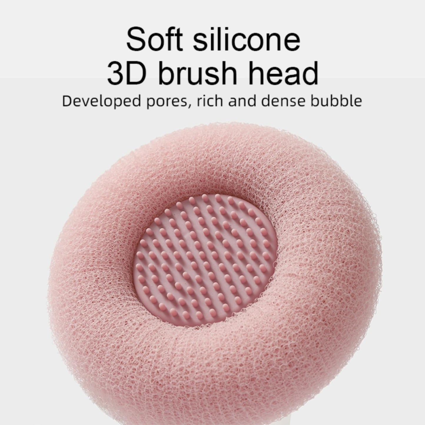Soft Sunflower Bath Ball with Suction Cup Hook, 3D Textured Mesh Exfoliating Bath Sponge Cleaning Brush,New Silicone Massage Center for Deep Cleansing (Off-White+Light Cyan+Purple)