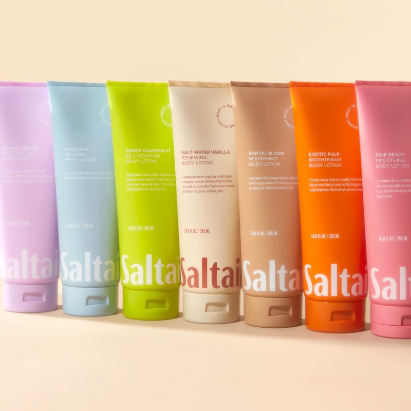 Saltair Body Lotion - 2 Pack Moisturizing Lotion For Dry Skin. Seascape Scented Hydrating Body Cream with Nourishing Moisturizer Formula. Skin Care for Women and Men. 2x 10oz Tubes